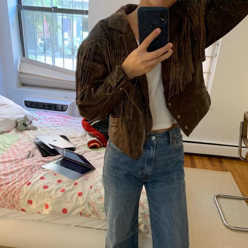Vintage fringe jacket